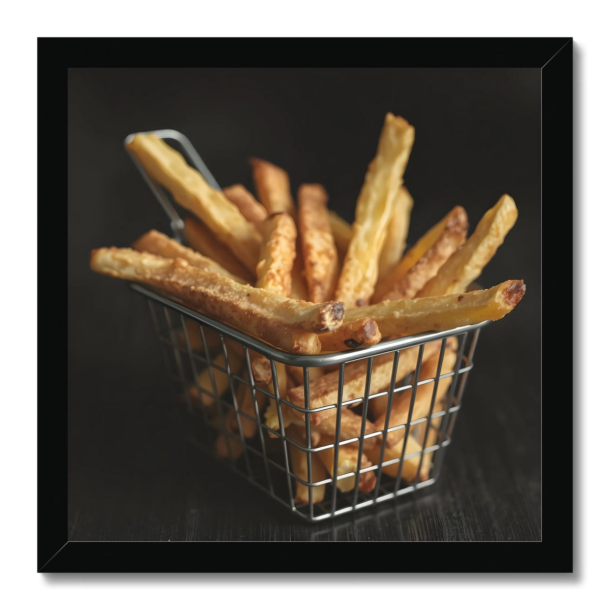 "Golden Crunchy Fries"